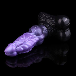 YC-2192 Dragon monstre gode énorme pénis avec ventouse grosse bite gode en Silicone jouet sexuel pour adultes - Product Image 4