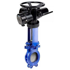 วาล์วประตู DNOVA แบบเหล็กหล่อ GGG40 ขนาดกะทัดรัด หน้าแปลน 16 บาร์ แบบไฟฟ้า - Product Image 1