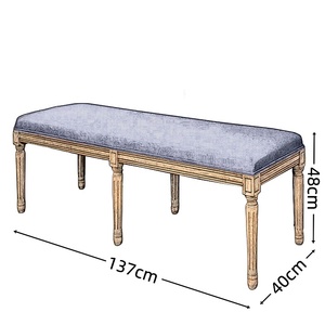 Ensembles de meubles de chambre à coucher, bout de <span class=keywords><strong>lit</strong></span> rembourré, <span class=keywords><strong>banc</strong></span> ottoman - Product Image 2
