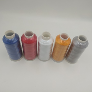 Thiết Kế Mới Thời Trang Mới Lụa Rayon Vàng Kim Loại Bông Thêu Chỉ Xỉa <span class=keywords><strong>Dmc</strong></span> - Product Image 2