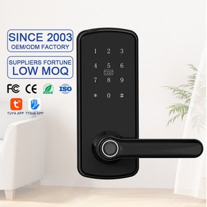Serrure de porte intelligente innovante avec empreinte digitale, application Tuya SF053, sécurité domestique - Product Image 1