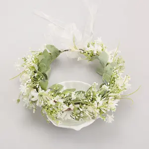 Endereço de cabeça floral, endereço de cabeça para bebês meninas, aniversário, casamento, coroa, princesa, tiara de cabelo, bainha 2022