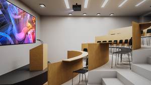 Proyector Optoma YEX9158ST DLP 4K de Tiro Corto y Alta Definición, 3800 Lúmenes, Altavoces Estéreo HIFI Integrados para Conferencias de Oficina - Product Image 6