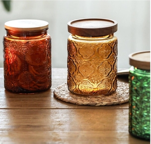 Yolowe Trang Trí Dễ Thương Nhà 700Ml Cổ Điển Lọ Thủy Tinh Với Keo Nắp Kín Nhà Bếp Lưu Trữ <span class=keywords><strong>Container</strong></span> Cho Đường Thực Phẩm Lưu Trữ - Product Image 4