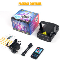Lampu Panggung LED RGB Portabel dengan Remote Control, Lampu Disko DJ KTV, Proyektor Laser, Lampu Flash Aktif Suara, Rating IP33, CRI Tinggi