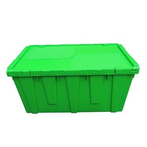 QS Euro Stacking Large Plastic Transport Turnover Box Plastic Nested Storage Crates Logistics Moving Container for Sale