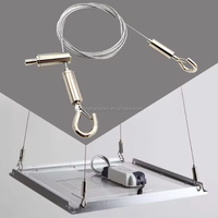 Fournisseur direct d'usine, kit de suspension de câble en acier pour plafond, système de suspension de câble avec clips de fixation