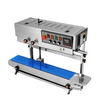 Machine de scellage continue de thermoscelleuse de bande de sac en plastique de nourriture de support vertical de FR-1000