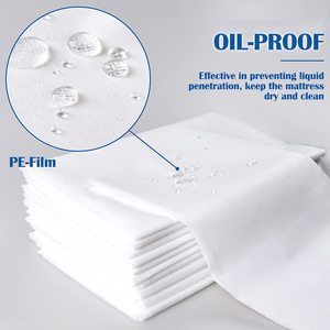Draps de lit jetables non tissés imprimés unis 80x180cm 100TC pour salon de beauté, hôtel, hôpital, table d'examen médical, massage - Product Image 2