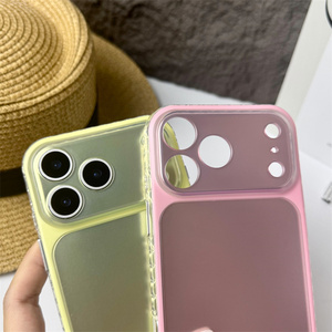 เคสโทรศัพท์มือถือลายไล่สีทองเลเซอร์สำหรับ iPhone 17 16 15 Pro Max แบบ IMD สีนีออนรุ้ง กันกระแทก ฝาหลังบางเบา รุ่นใหม่ - Product Image 5