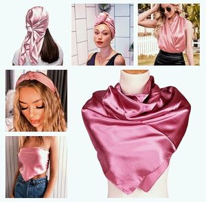 Décoration de sac, grand foulard en soie de 35 pouces, tendance, pour femmes et filles - Product Image 2