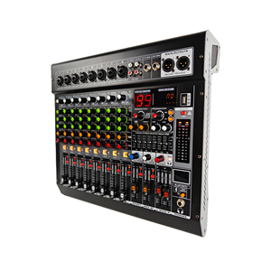 Consola Mezcladora de Audio Profesional <span class=keywords><strong>MC</strong></span>-8 de 8 Canales con USB, DSP, 99 Efectos, Bluetooth, 48V para <span class=keywords><strong>DJ</strong></span>, Escenario, KTV, Iglesia, Estudio, Sonido en Vivo - Product Image 6