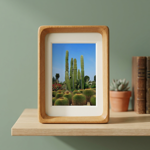 Marco de Fotos de Madera Rectangular Minimalista para Mesa, Exhibición Vertical, Impresión Digital a Todo Color, Decoración para el Hogar, Regalo - Product Image 1