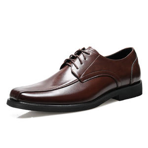 Nouvelles Chaussures Décontractées pour Hommes 2026 en PU à Bout Carré et Lacets, Style Britannique Tendance, Formelles et Professionnelles, Toutes Saisons, Semelle Intermédiaire en Caoutchouc, Grandes Tailles - Product Image 2