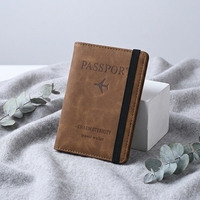 Portefeuille de voyage multifonction ANGO en aluminium de style anglais avec blocage RFID pour cartes de crédit et passeports, et organisateur de billets