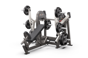Máquina de remo comercial ajustable con carga de placas para entrenamiento de espalda - Product Image 2