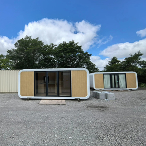 Custom 20FT Mobile Outdoor Steel Structure Container House Durable Safe Features Modern Design Apple Cabin Living Room Villa - Product Image 1