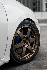 Jantes Forgex 12000T Forgées Performance 17 18 19 20 Pouces JDM Bronze Te37 5x114.3 5x112 Adaptées pour Civic Type <span class=keywords><strong>R</strong></span> 370Z GR86 Supra - Product Image 3
