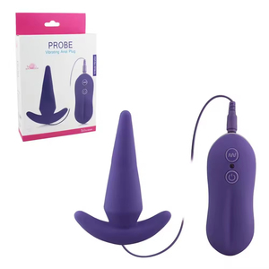 10-Speed Anal Sex Toy Silicone Remote Control Anal Butt Plug Bead <b>Vibrating</b> Massager for Men Women Couples - Product Image 6