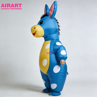 Costumes de mascotte d'âne de haute qualité et costume de mascotte d'âne gonflable pour défilé et fête