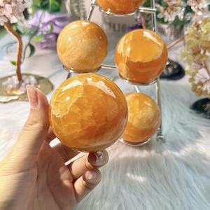 Esfera de Calcita Amarilla Pulida de Alta Calidad Tallada Naturalmente al por Mayor para Sanación y Decoración - Product Image 6