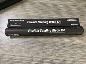 Kit de ponçage 7 pièces, bloc abrasif pour le travail du bois, la <span class=keywords><strong>carrosserie</strong></span> automobile, léger, flexible, dur - Product Image 5