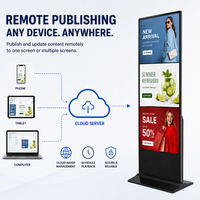 Reproductor Multimedia Publicitario Vertical con Pantalla Táctil, Precio de Proveedor, Pantalla Multitáctil