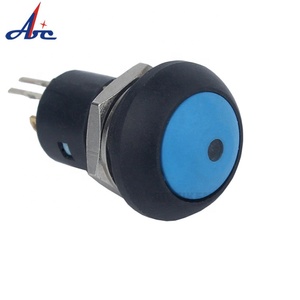 4 pins 1NO 12 mét 2A không thấm nước điện vòm đầu nhựa on off chốt trung tâm <span class=keywords><strong>Dot</strong></span> LED push <span class=keywords><strong>button</strong></span> chuyển - Product Image 3