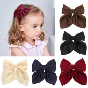 Pinza de Pelo con Lazo de Color Sólido, Estilo Lolita, Popular en Europa y Estados Unidos, Pinza para Cola de Caballo, Accesorios Japoneses para el Cabello - Product Image 1