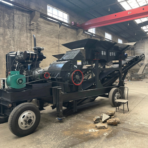 Hot Bán Kết Hợp Quặng Máy Nghiền Đá Máy Làm Cát 40tph Di Động Diesel Búa Máy Nghiền Thép Máy Nghiền - Product Image 4