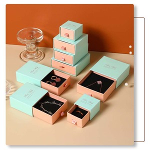 Jewelry Storage <b>Boxes</b> Multi Size Drawer <b>Packaging</b> For Rings Earrings Necklaces Bracelets Paperboard Rectangular Jewelry - Product Image 4
