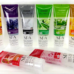 Q--M2 Gel exfoliant naturel et biologique pour le corps et le visage, éclaircissant la <span class=keywords><strong>peau</strong></span>, à la rose, à l'aloe vera et au citron, nettoyant anti-acné, éliminateur de callosités, OEM - Product Image 1