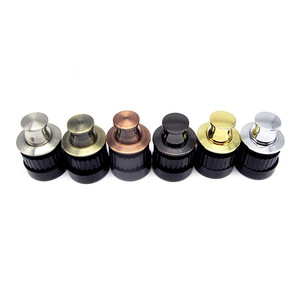 Poignée et bouton de meuble cylindriques en alliage de zinc, design minimaliste, installation facile, utilisation pour tiroirs, surface brillante - Product Image 3