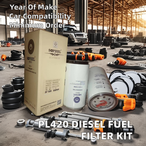 W1252-061 séparateur huile-eau YNF45-110006 longue vidange d'huile Y10007891 élément de <span class=keywords><strong>filtre</strong></span> Diesel couverture en papier grossier état neuf - Product Image 3