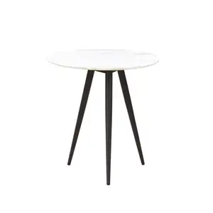 Лидер продаж, образец классической устойчивой современной мебели, металлический стол, стеклянный белый круглый обеденный стол с металлическими ножками