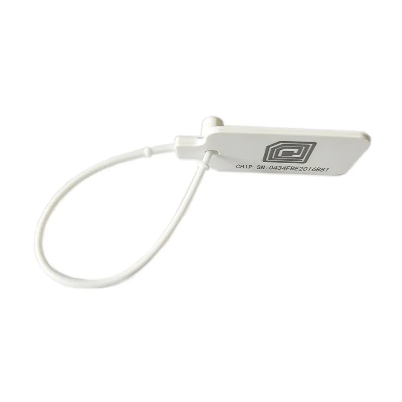 Usa e getta 213 IC RFID Tie Cable Tag HF NFC Sigillo di Sicurezza Fascetta Autobloccante ISO 14443A Protocollo Personalizzato Stampato