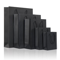 Top vente Sac en papier cadeau personnalisé pour bijoux montres Sacs d'emballage blancs Sacs d'emballage noirs pour lunettes avec impression de logo