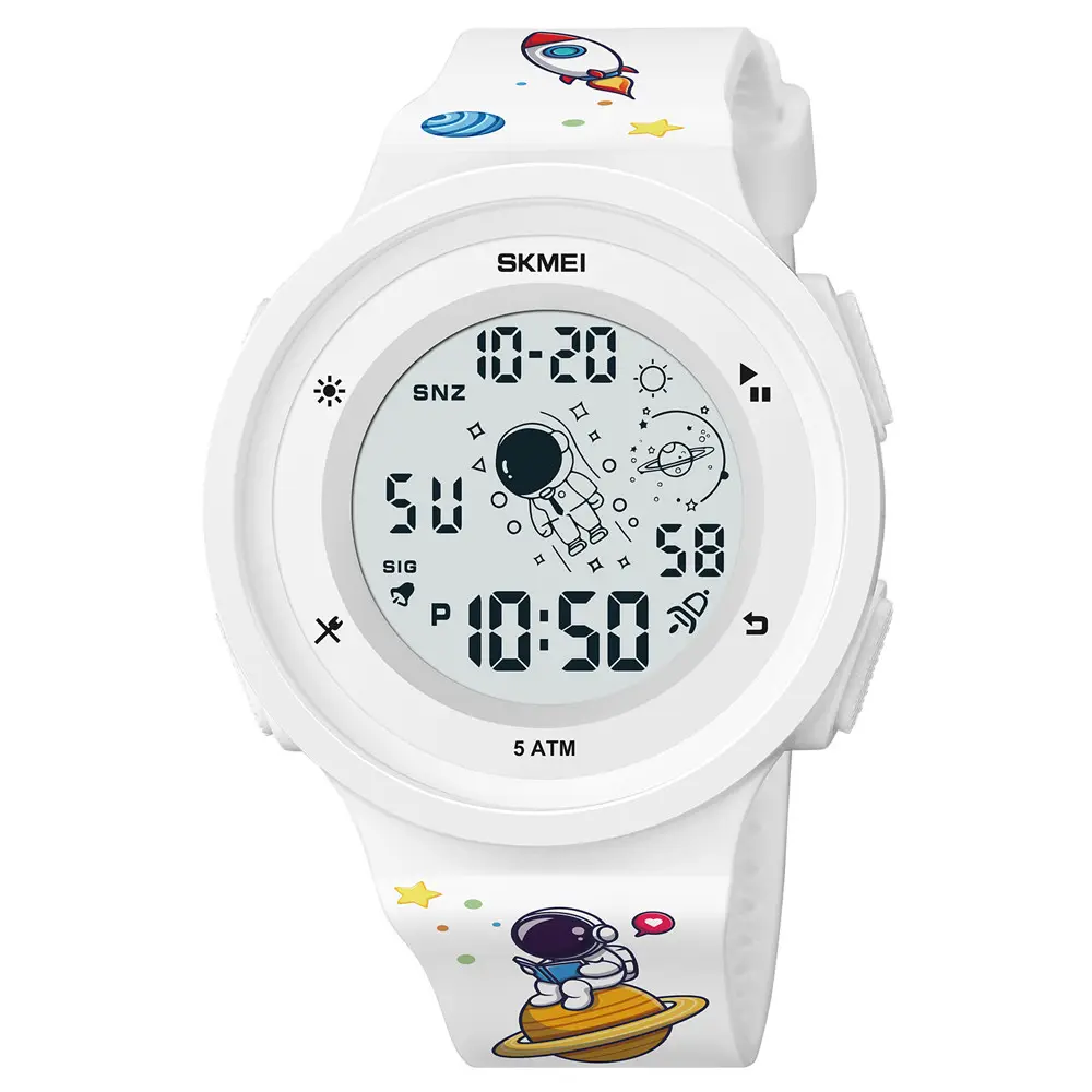 Newst Skmei 1973 Silica Strap Wristwatch Men Ladies Reloj Waterproof Sport Digital Watch