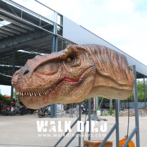 Modèle de Tête de Dinosaure Animatronique en Métal pour Parc à Thème Jurassique, Utilisation Intérieure/Extérieure, Contrôle Programmable, Personnalisable, pour Aire de Jeux de Jardin - Product Image 6