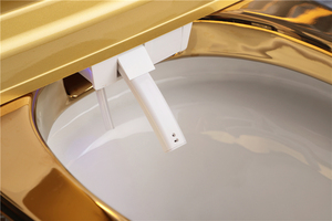 Sang trọng hiện đại điện CHẬU VỆ SINH nước nóng commode nhà vệ sinh bát phòng tắm Vàng tự động thông minh thông minh WC nhà vệ sinh với điều khiển từ xa - Product Image 6