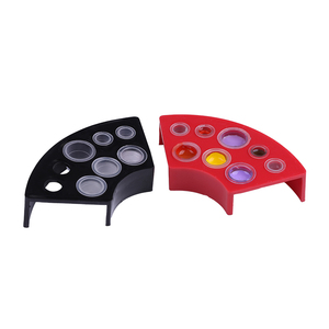 Portavasos Redondo de Plástico para Tinta de Tatuaje Yilong, Modelo 2100105, con 8 Orificios, para Pigmento y Accesorios de Maquillaje Permanente - Product Image 2