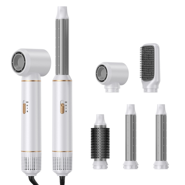 New Arrival 1000W AC Motor Ionic 5-in-1 Multifunctional Hair Dryer & Styler Brush with Volumizer for Household Use