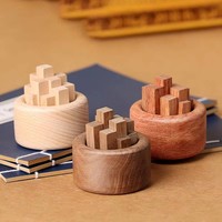 Diffuseur d'huiles essentielles en bois massif naturel, pour la maison, le spa, la salle de yoga, diffuseur de parfum minimaliste en bois, base en bois, artisanat en bois