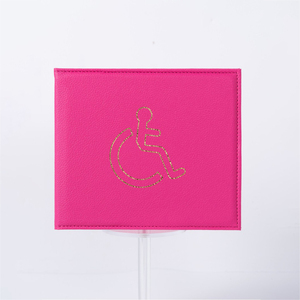 Portatarjetas de Desactivación de Gran Bretaña Personalizado para Salpicadero de Coche, Portatarjetas de Cuero PU, Cubierta Protectora para Cartel de Permiso de Estacionamiento del Reino Unido - Product Image 6