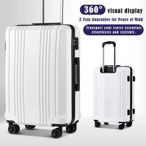 Set Valigie da Viaggio Trolley 2 Pezzi da 18 e 20 Pollici, Bagaglio a Mano <span class=keywords><strong>con</strong></span> Ruote Piroettanti, Set <span class=keywords><strong>Organizer</strong></span> per <span class=keywords><strong>Valigia</strong></span> - Product Image 2