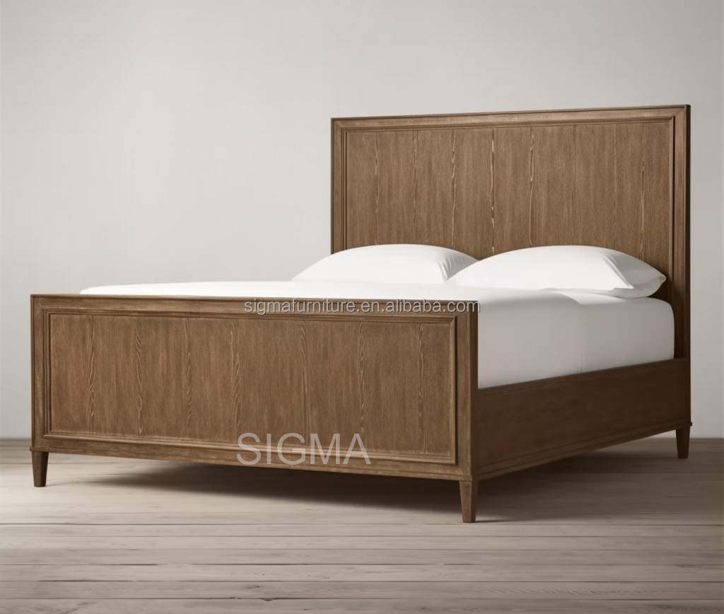 Indoor bedroom furniture comforter sets bedding luxury modern wood beds King size
