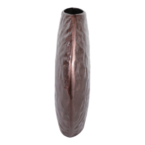 Vaso in metallo scolpito e testurizzato, moderno vaso decorativo per fiori, per soggiorno, camera da letto, ufficio, scrivania, decorazioni per la casa - Product Image 4