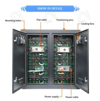 Écran LED extérieur personnalisé P3 P4 P5 P6 P8, écran LED couleur plein format fixe pour centre commercial, magasin, mur vidéo LED