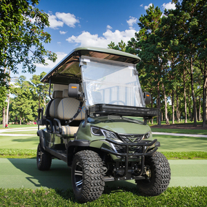 Mobil Golf Listrik 6 Kursi Energi Baru 2025, <span class=keywords><strong>Motor</strong></span> <span class=keywords><strong>AC</strong></span> 72V, Baterai Lithium, Jarak Tempuh 70-90km, Kemampuan Naik Lereng 15-20 Derajat - Product Image 2