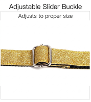 Collier pour chien SHIYUAN de luxe en plumes et paillettes, fermeture éclair à dégagement rapide, sangle brillante pour animaux de compagnie de taille moyenne à grande
